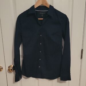 Banana Republic Dark Blue Button-Up Shirt